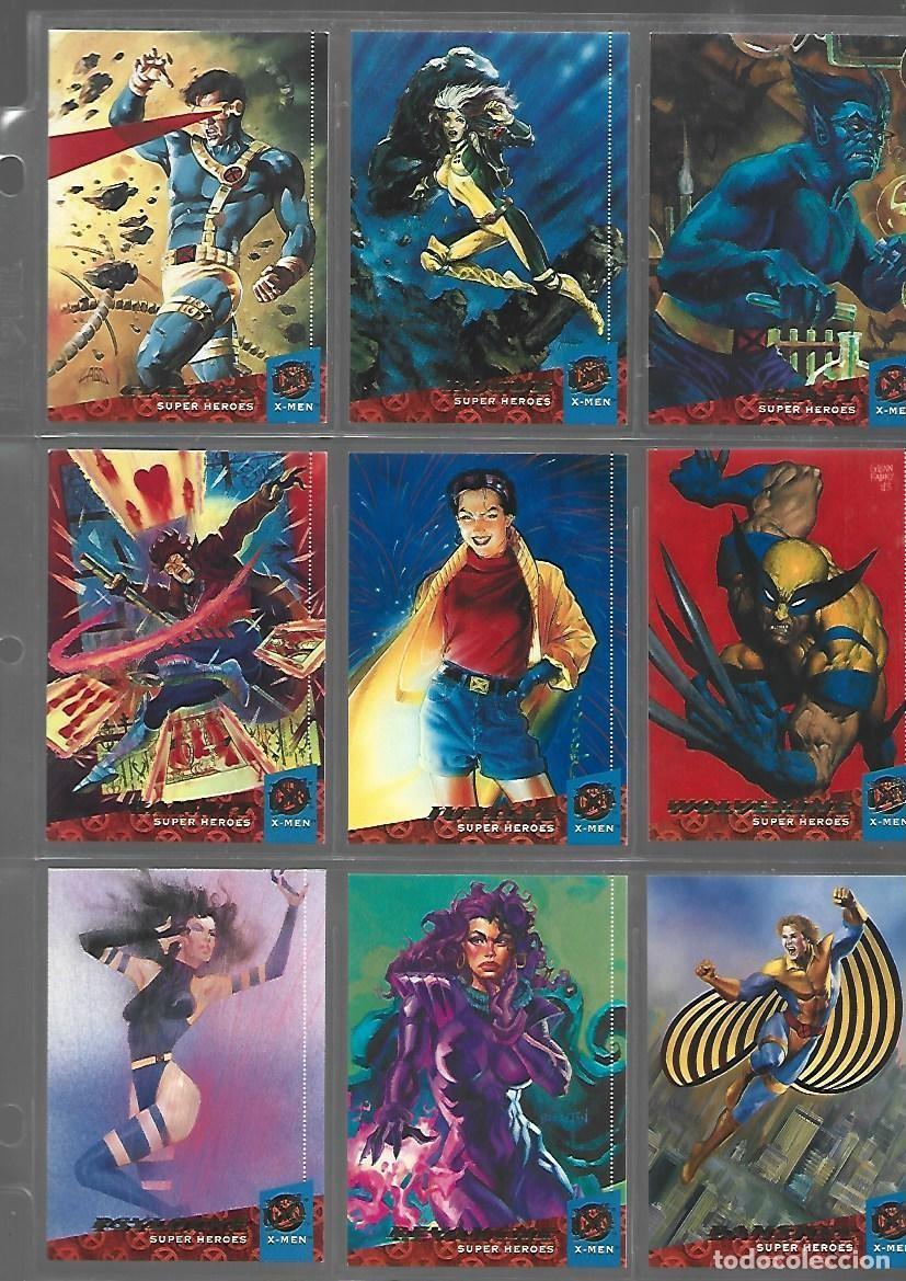 Trading cards: X-men, Fleer Ultra &acute;94, completa, 150 trading cards, Marvel, con hojas. Caja DA