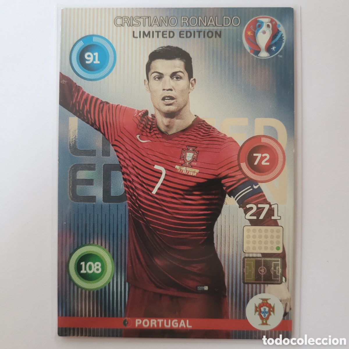 Trading cards: LE Cristiano Ronaldo Limited Edition / Adrenalyn XL Euro 2016