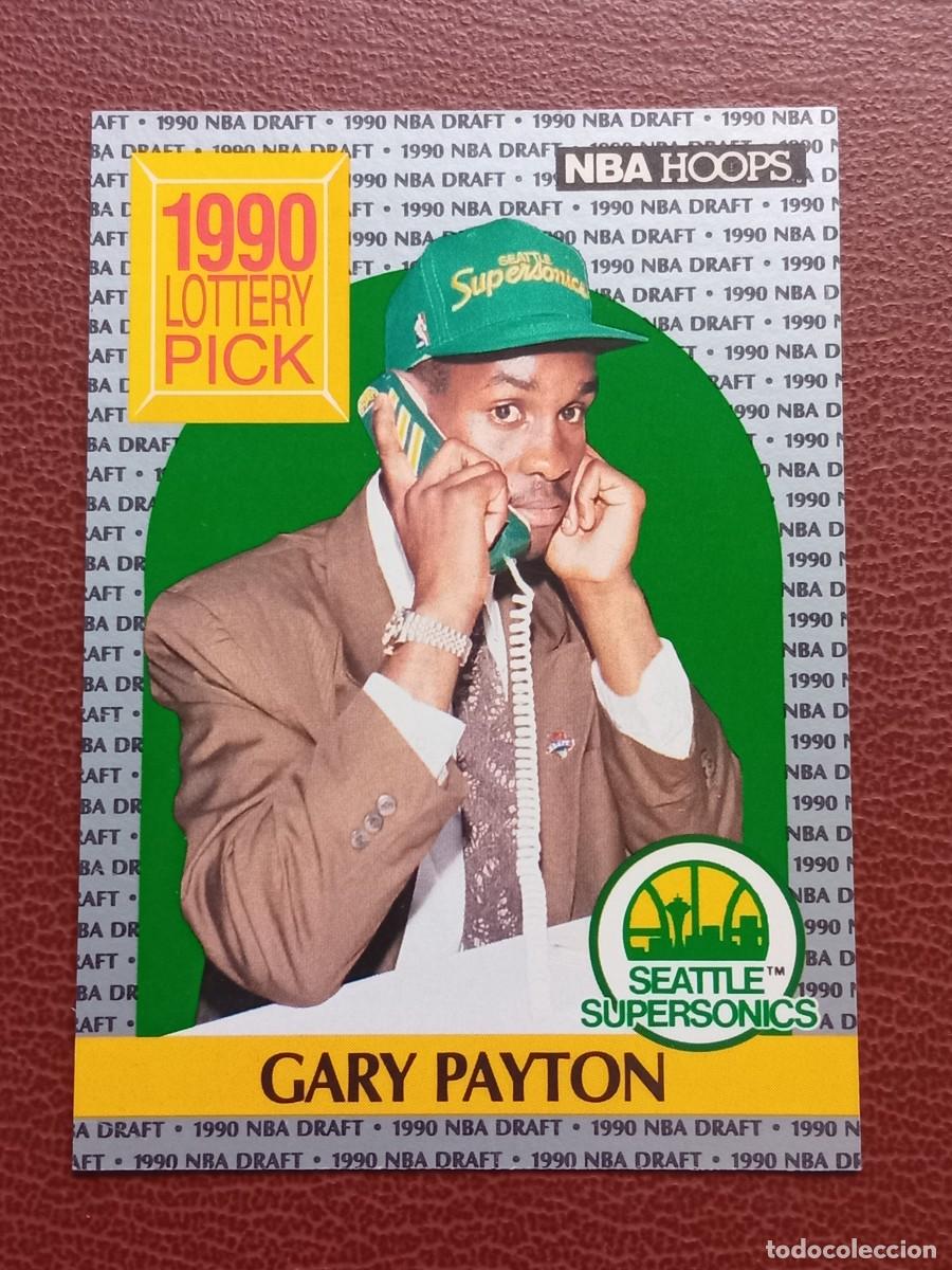 Trading cards: Rookie Card 391 Gary Payton NBA Hoops 1990-91