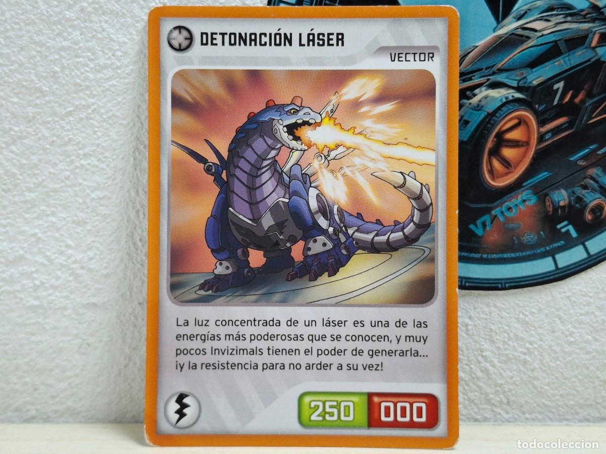 Trading cards: Carta Detonaci&oacute;n L&aacute;ser 307 Invizimals 2014 Panini