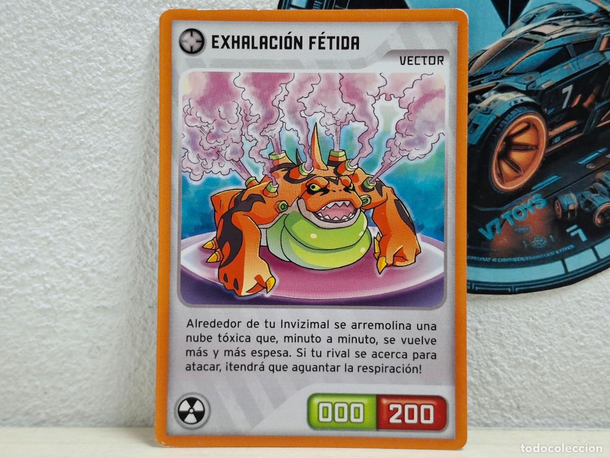 Trading cards: Carta Exhalaci&oacute;n F&eacute;tida 322 Invizimals 2014 Panini