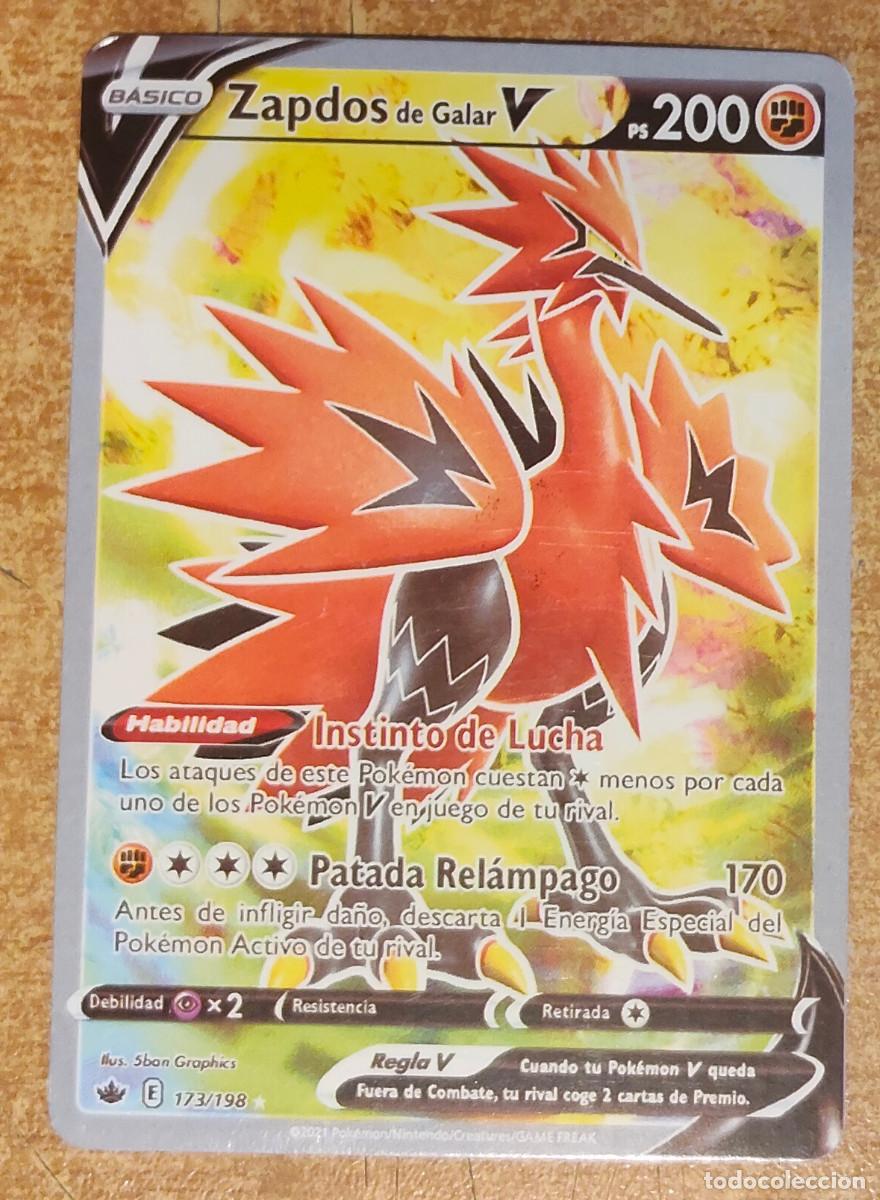 Trading cards: Galarian Zapdos V 173/198 CRE Pokemon ENG-NM - ver foto