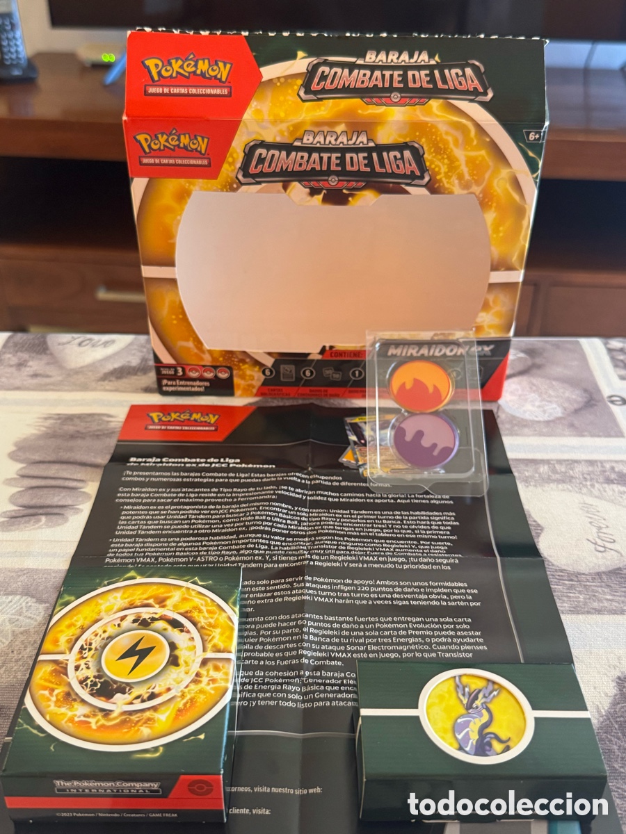 Trading cards: Baraja Combate de Liga Pok&eacute;mon Miraidon ex