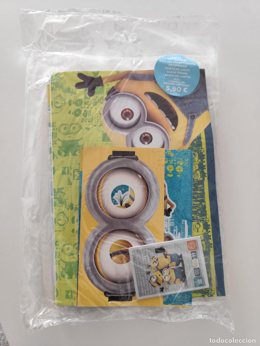 Trading cards: Pack &aacute;lbum archivador colecci&oacute;n Minions trading cards Topps