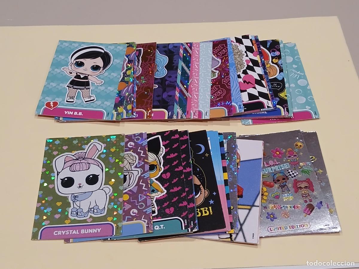Trading cards: Lote Panini, Tarjetas LoL surprise, 50 cromos sin repetir
