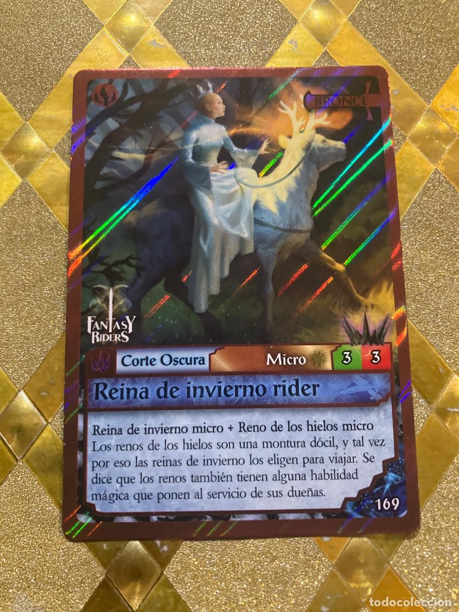 Trading cards: CROMO NUMERO 169 REINA DE INVIERNO RIDER FANTASY RIDERS 3 , EL RESURGIR DE LOS DRAGONES PANINI !