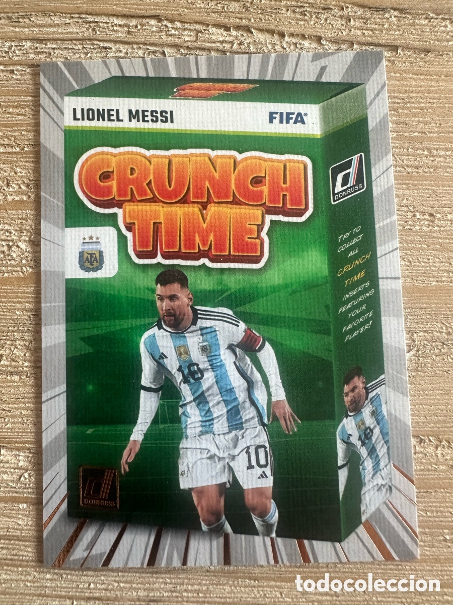 Trading cards: MESSI ARGENTINA CRUNCH TIME FIFA DONRUSS 2023-24 PANINI