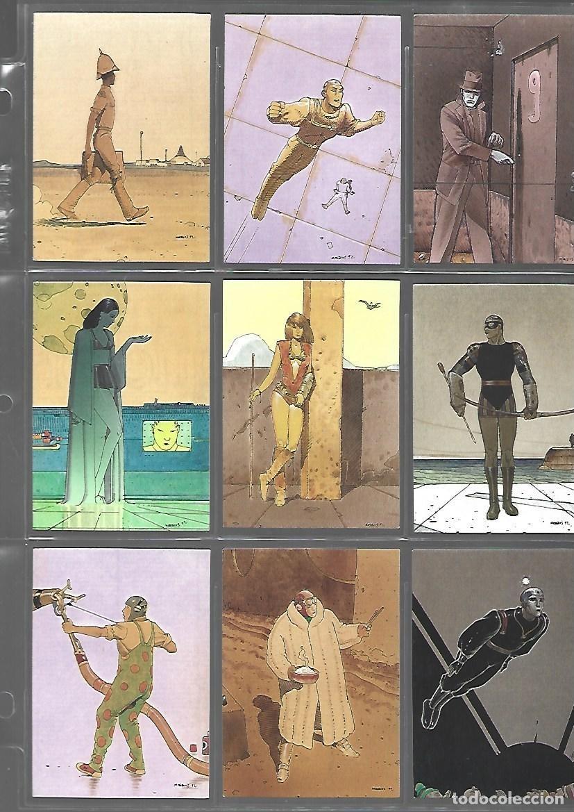Trading cards: Moebius, 1993, completa, 90 trading cards, Image, muy buene stado. Con hojas. Caja DA