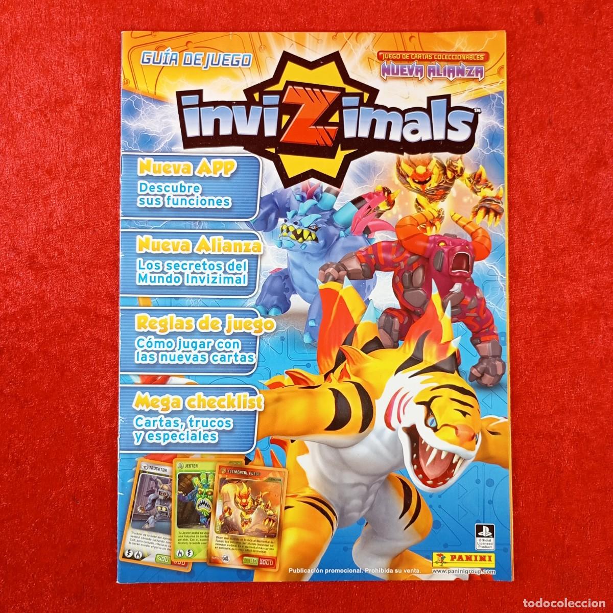 Trading cards: INVIZIMALS - GU&Iacute;A DE JUEGO - JUEGO DE CARTAS COLECCIONABLES - NUEVA ALIANZA - PANINI / 343