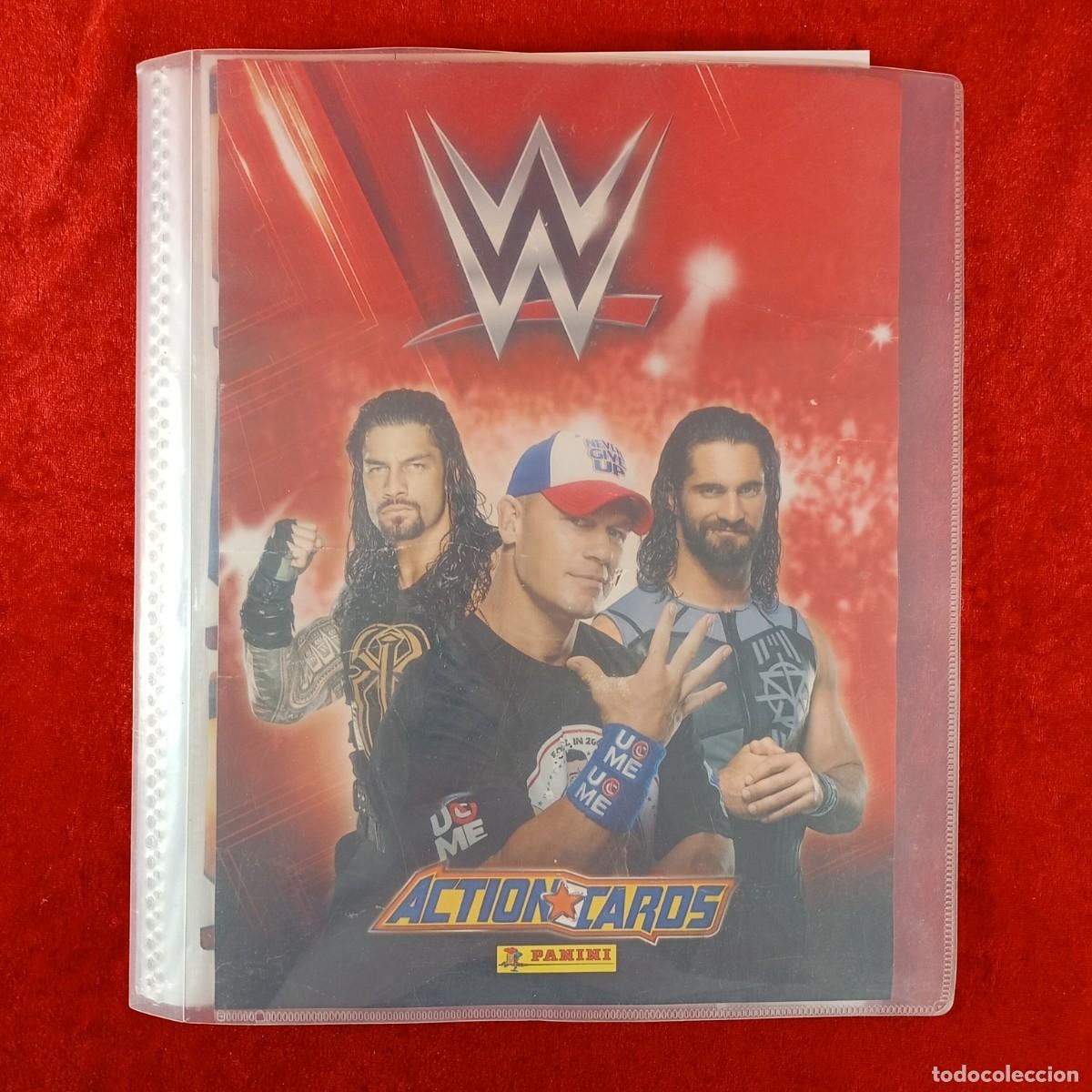 Trading cards: WWE - ACTION CARDS - PANINI - ALBUM DE CARTAS INCOMPLETO / 383
