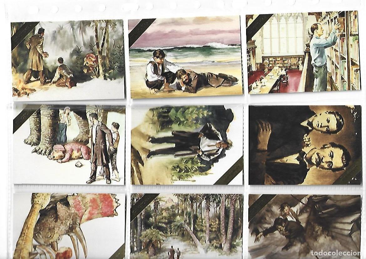 Trading cards: Dinotopia, 1990, completa, 72 cards, con hojas, muy buen estado. Caja DA