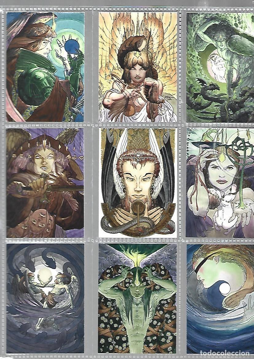 Trading cards: Michael Kaluta, series two, 1995, completa, 90 cards, FPG, muy buene stado, con hojas. Caja DA