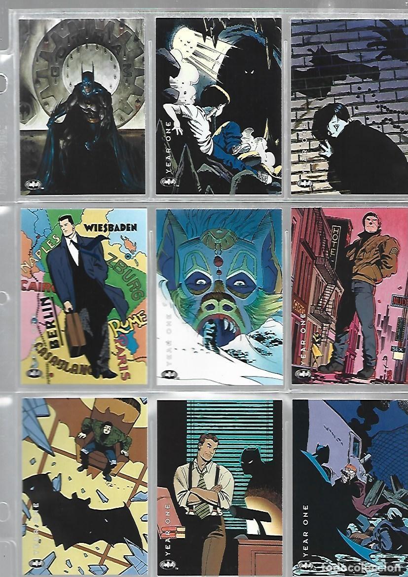 Trading cards: Batman, 1994, completa, 99 catds, SkyBox, muy buen estado, con hojas. Caja DA
