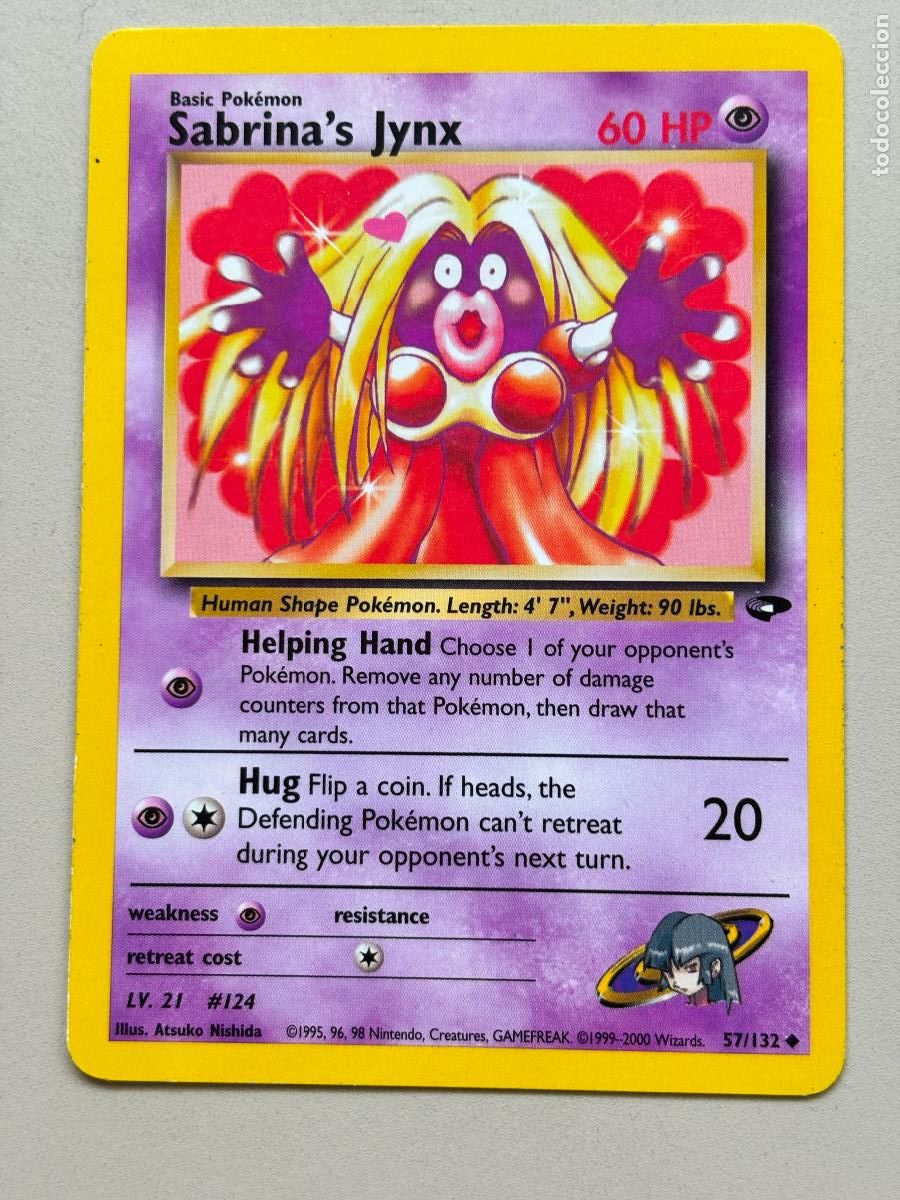 Trading cards: POKEMON TCG - SABRINA'S JYNX ( GYM CHALLENGE # 57 )