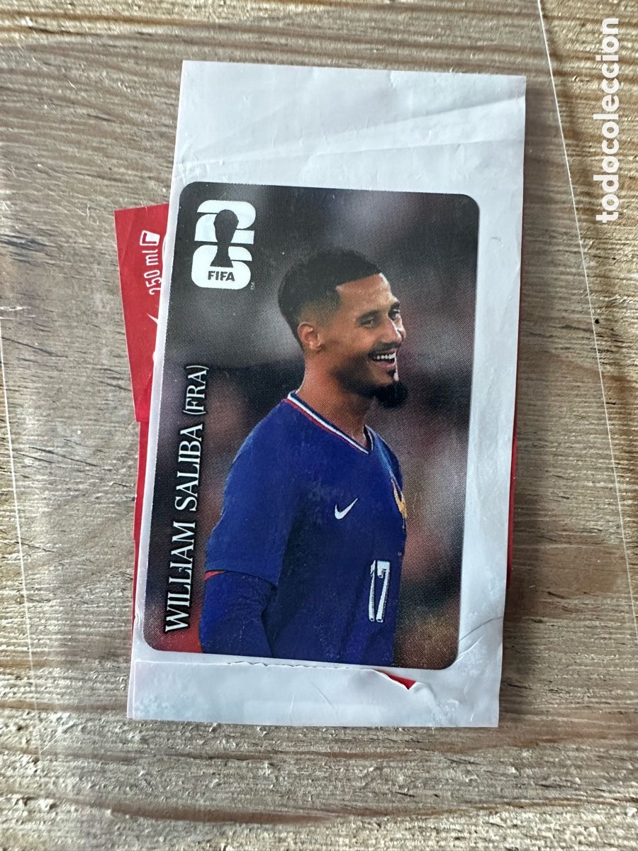 Trading cards: WILLIAM SALIBA FRANCIA COCA COLA CC9 WORLD CUP 2026 USA CAN MEX MUNDIAL 26 PANINI