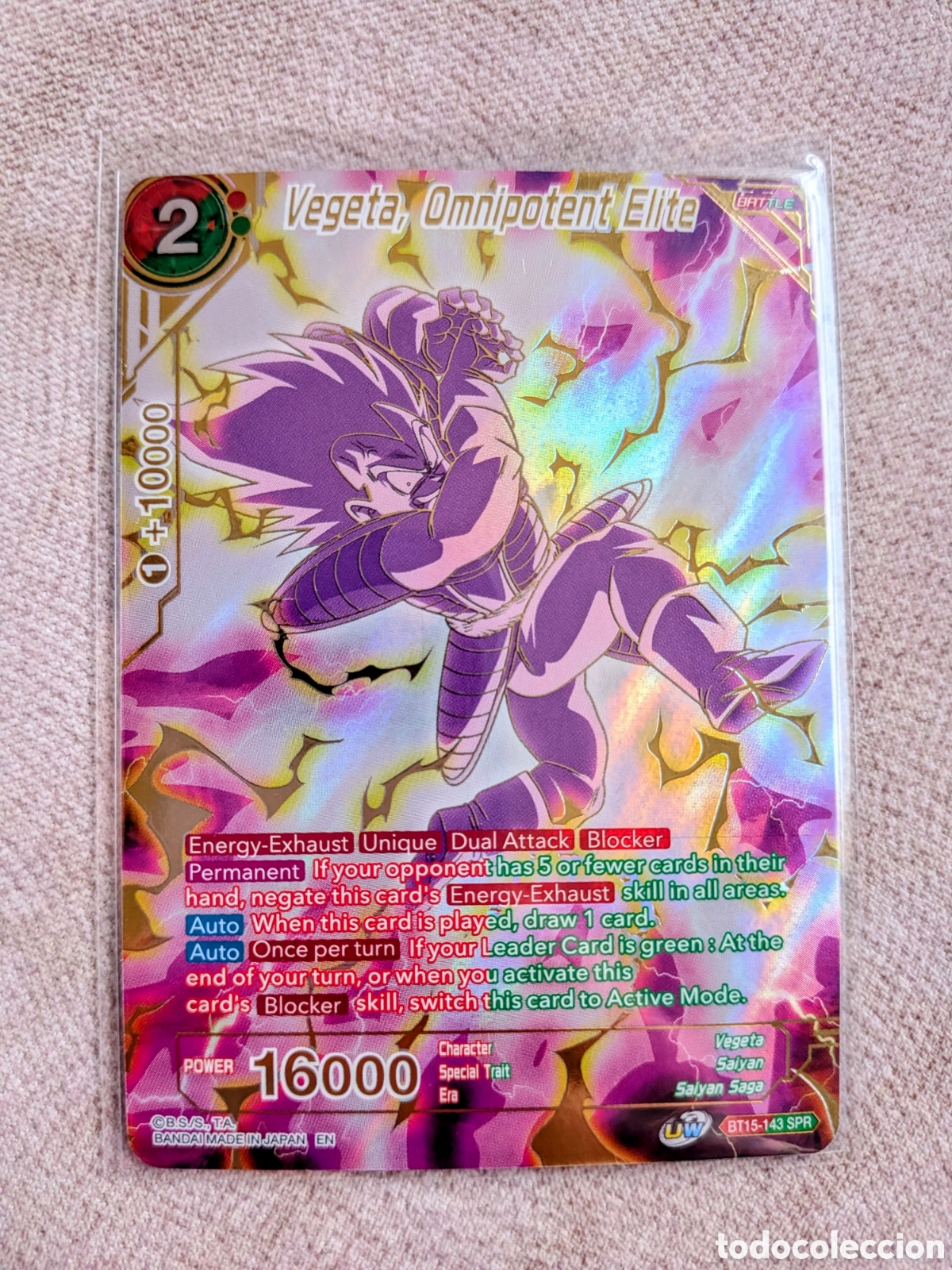 Trading cards: Carta Dragon Ball Super Game - SPR (BT15-143)