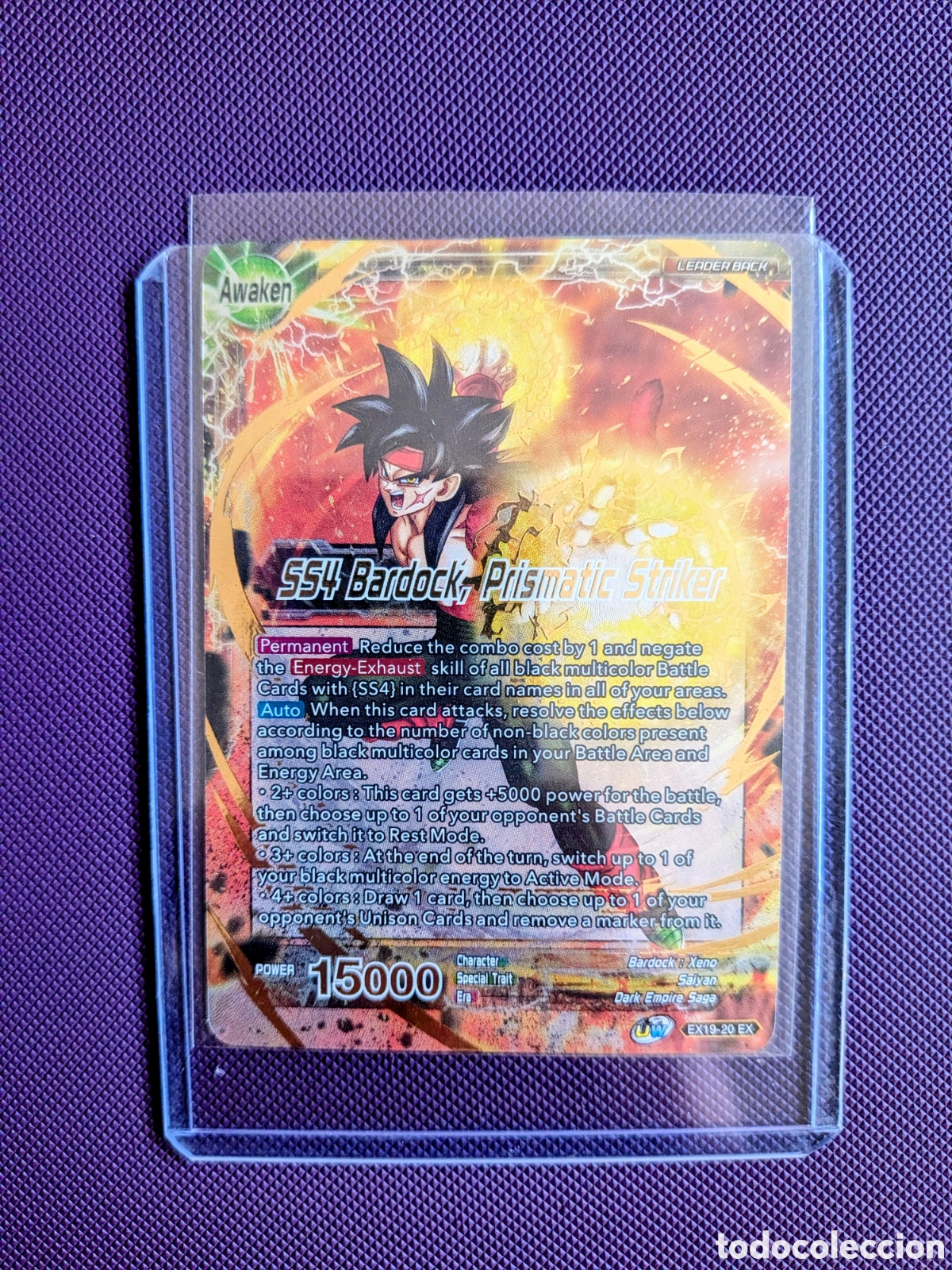 Trading cards: Carta Dragon Ball Super Game - EX (EX19-20)