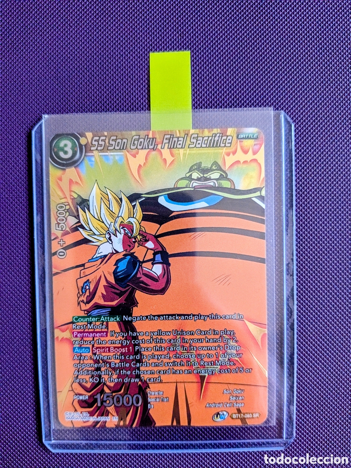 Trading cards: Carta Dragon Ball Super Game - SR (BT17-093)