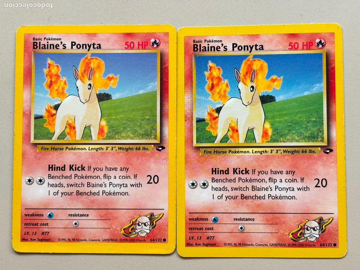 Trading Cards: POKEMON TCG - BLAINE'S PONYTA x 2 ( GYM CHALLENGE ) # 64