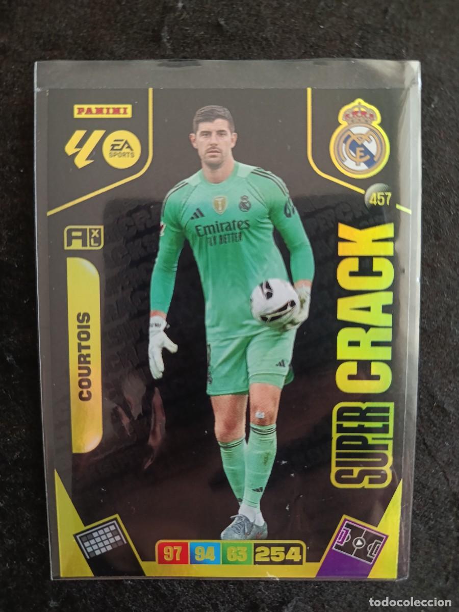 Figurine Collezionabili: ADRENALYN XL 2025/26. #457 COURTOIS &rdquo;SUPER CRACK&rdquo;. R.MADRID.