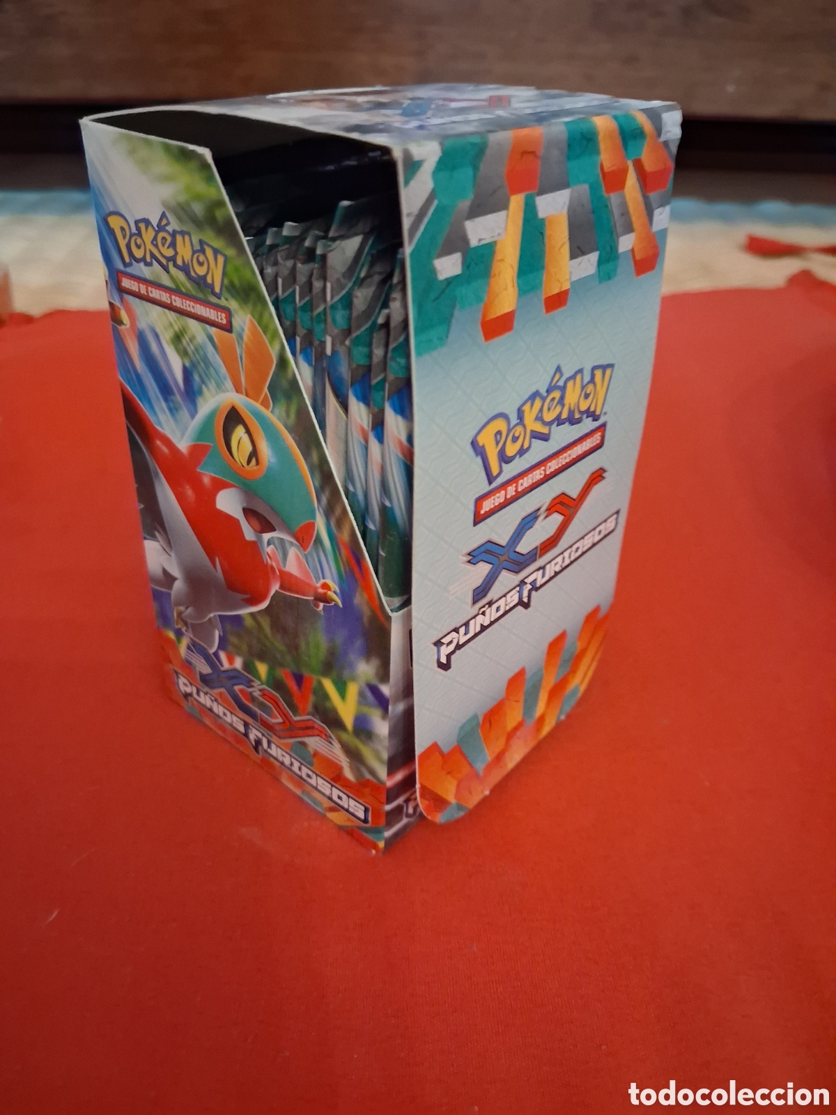 Trading cards: CAJA ORIGINAL 18 SOBRES SIN ABRIR CARTAS POKEMON XY PU&Ntilde;OS FURIOSOS NUEVOS