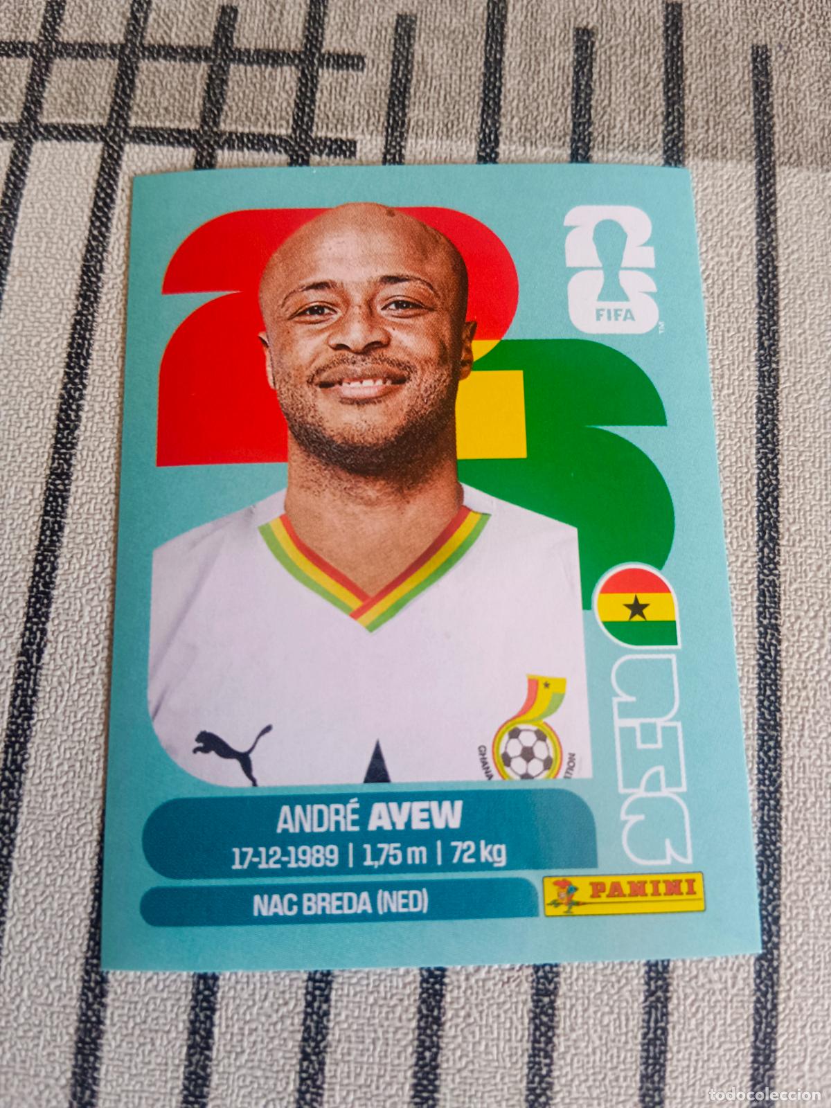 Trading cards: MUNDIAL 2026 ESTADOS UNIDOS USA MEXICO MEJICO CANADA GHA 17 GHA17 ANDRE AYEW GHANA FIFA