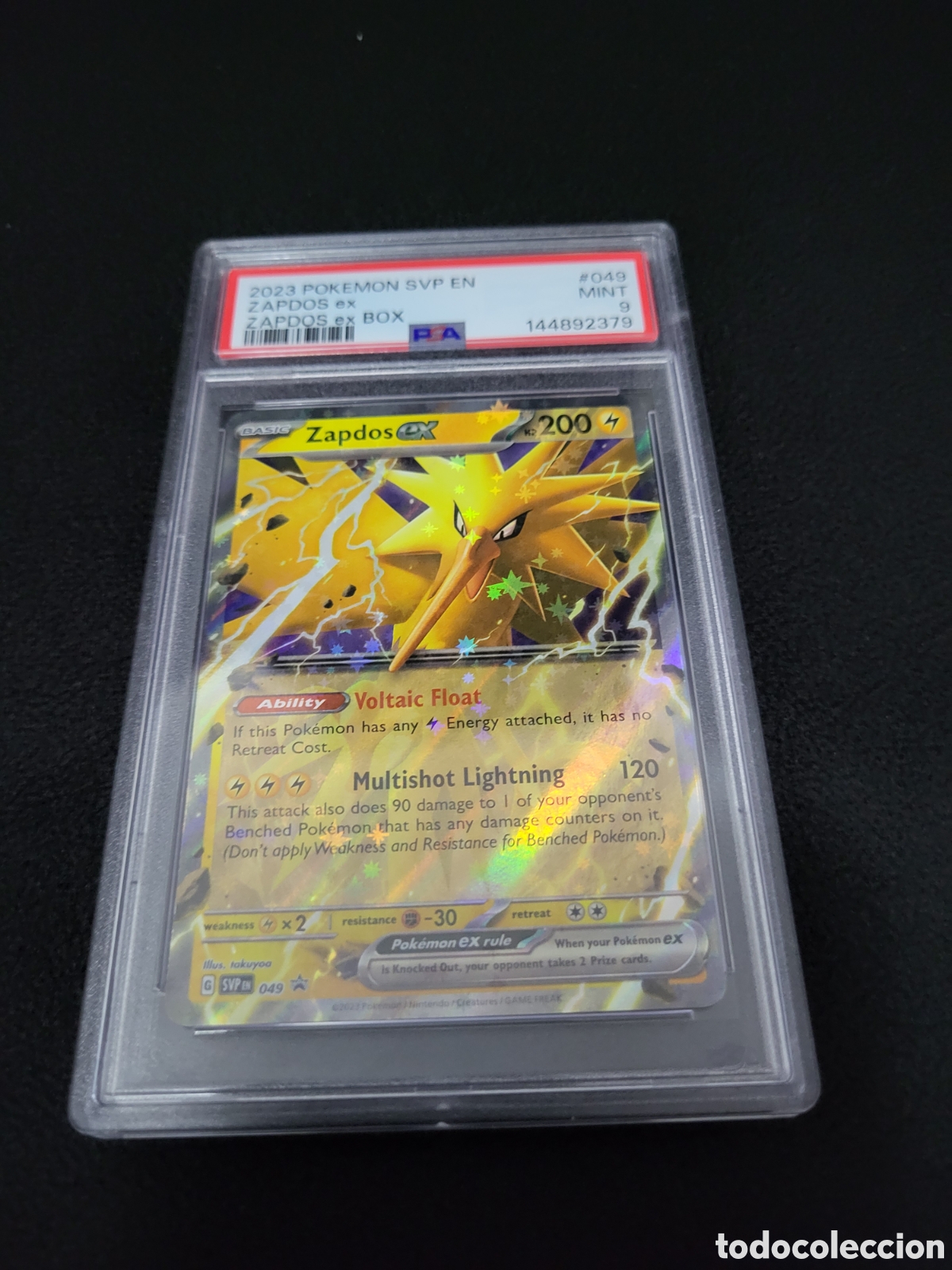 Trading cards: Carta Zapdos ex SPV PSA 9