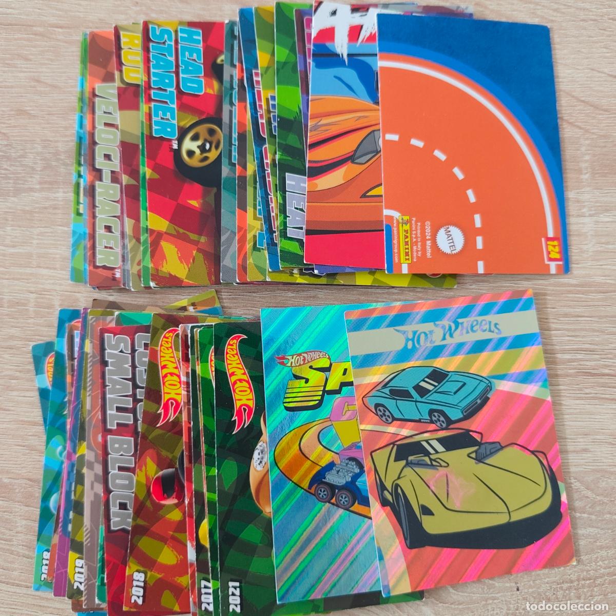 Trading cards: Lote 50 cards Hot wheels Panini Del 2024