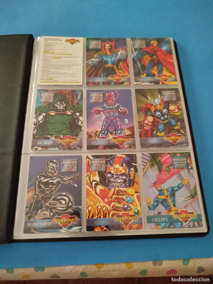 Trading cards: Over Power Card Game Marvel. Lote +80 cartas.