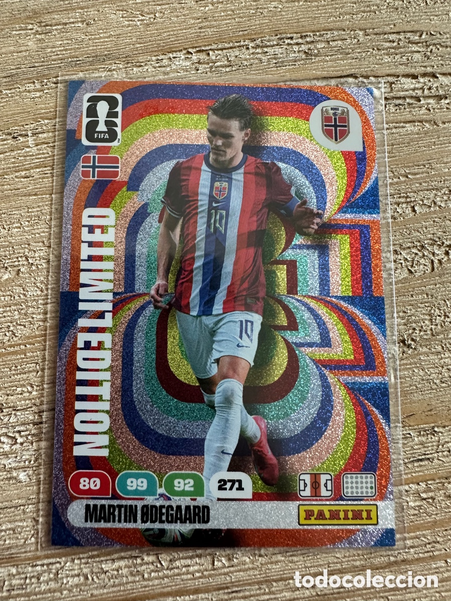 Figurine Collezionabili: MARTIN ODEGAARD NORUEGA LIMITED EDITION ADRENALYN FIFA WORLD CUP 2026 USA CAN MEX MUNDIAL 26 PANINI