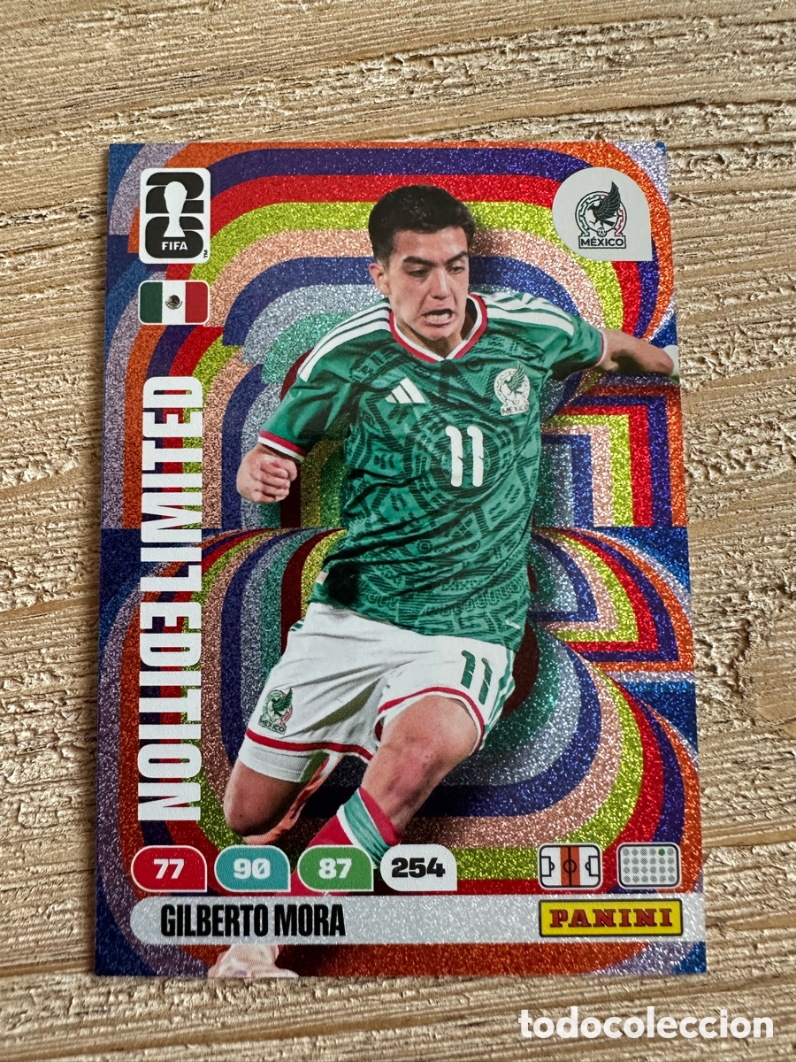 Trading cards: GILBERTO MORA MEXICO LIMITED EDITION FIFA WORLD CUP 2026 USA CAN MEX MUNDIAL 26 PANINI