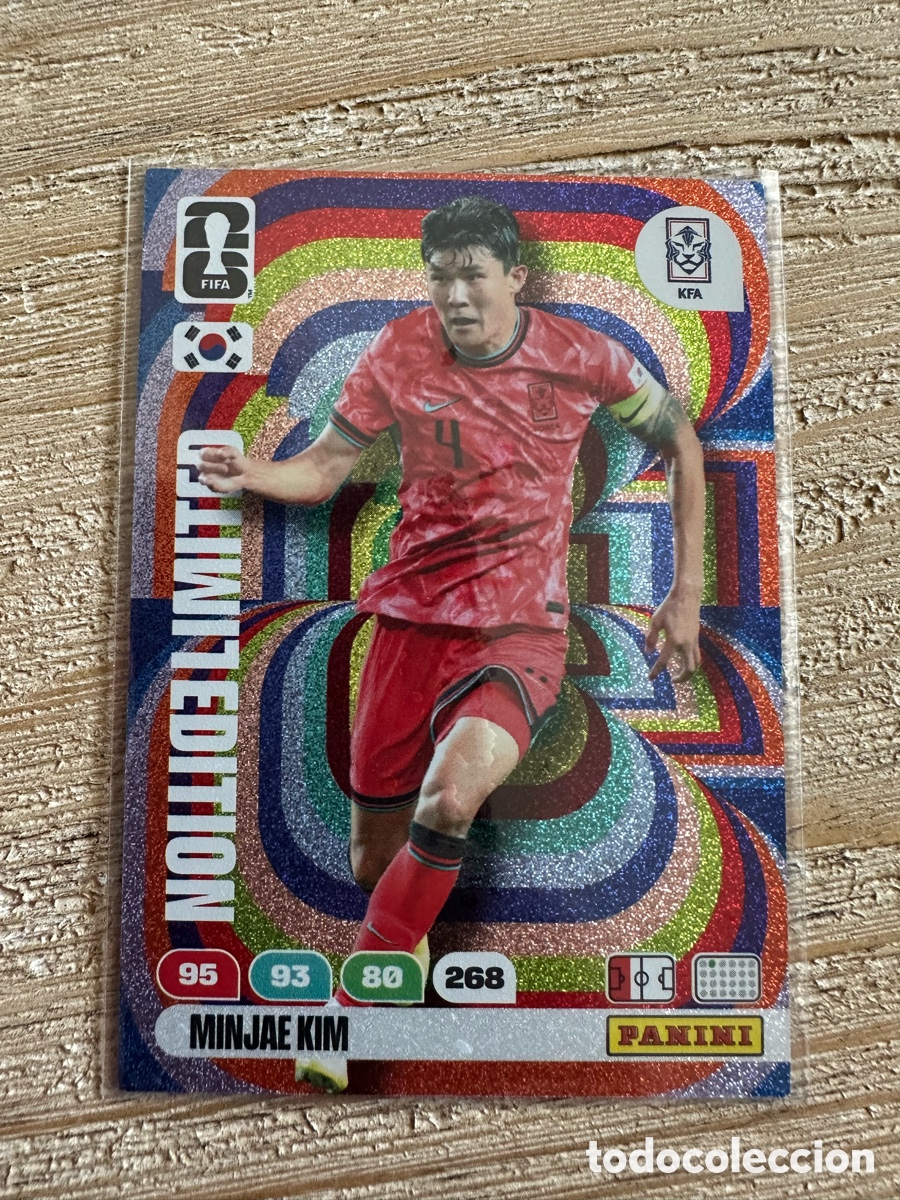 Trading cards: MIN JAE KIM KOREA LIMITED EDITION FIFA WORLD CUP 2026 USA CAN MEX MUNDIAL 26 PANINI