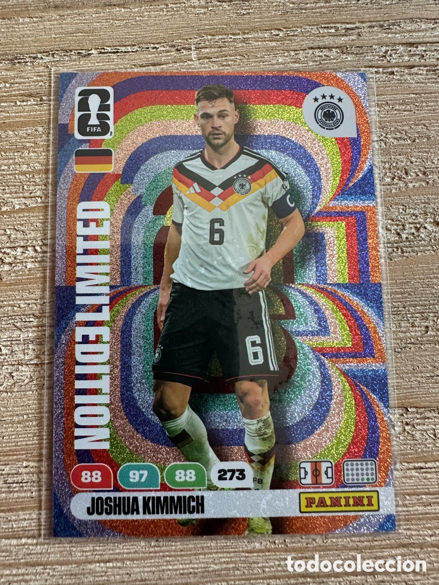 Trading cards: JOSHUA KIMMICH ALEMANIA LIMITED EDITION FIFA WORLD CUP 2026 USA CAN MEX MUNDIAL 26 PANINI