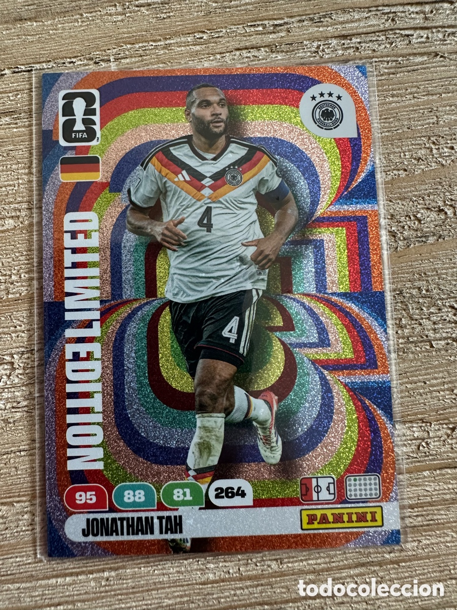 Trading cards: JONATHAN TAH ALEMANIA LIMITED EDITION FIFA WORLD CUP 2026 USA CAN MEX MUNDIAL 26 PANINI