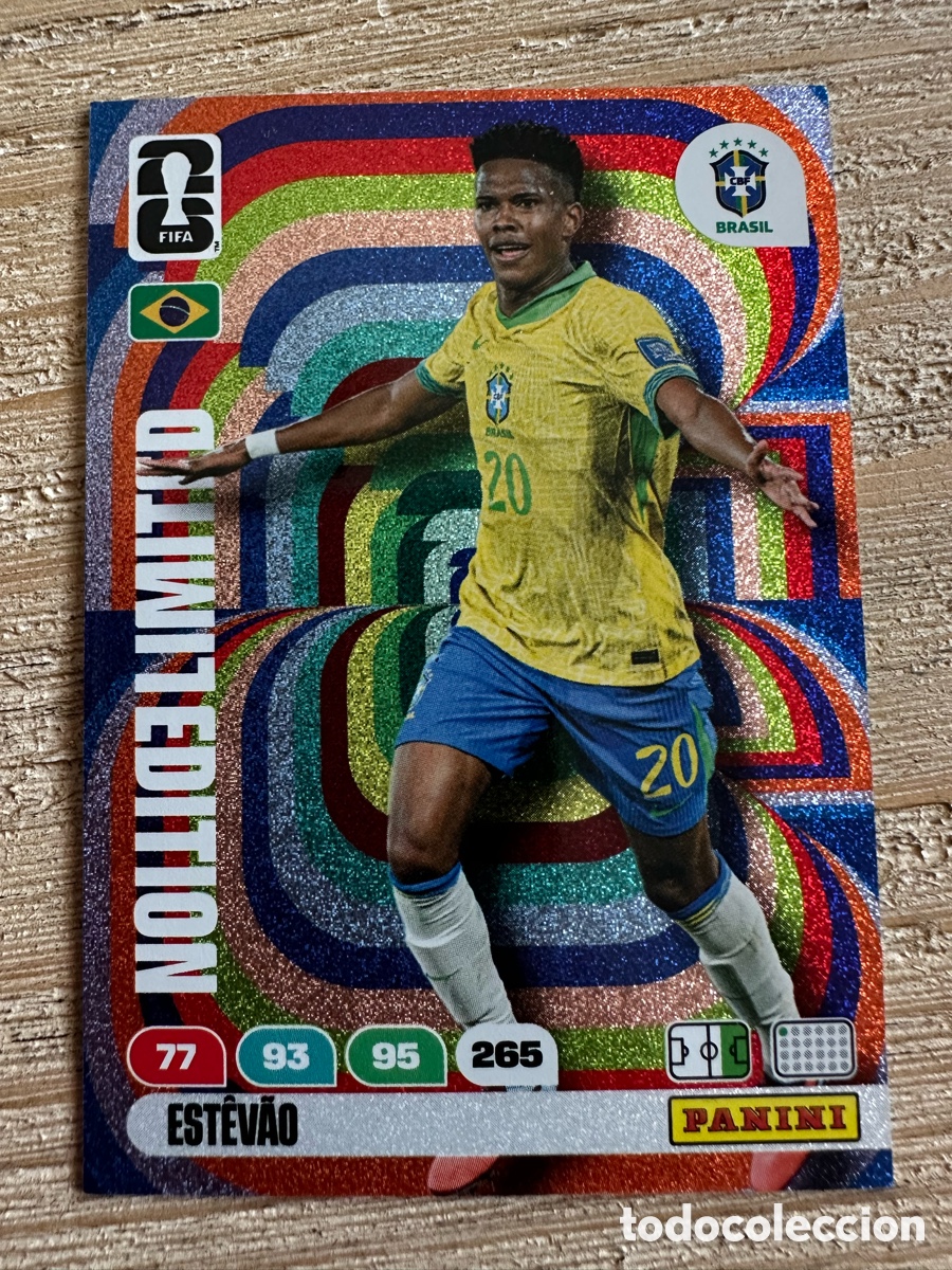 Trading cards: ESTEVAO BRASIL LIMITED EDITION FIFA WORLD CUP 2026 USA CAN MEX MUNDIAL 26 PANINI