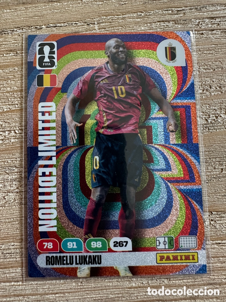 Trading cards: ROMELU LUKAKU BELGICA LIMITED EDITION FIFA WORLD CUP 2026 USA CAN MEX MUNDIAL 26 PANINI