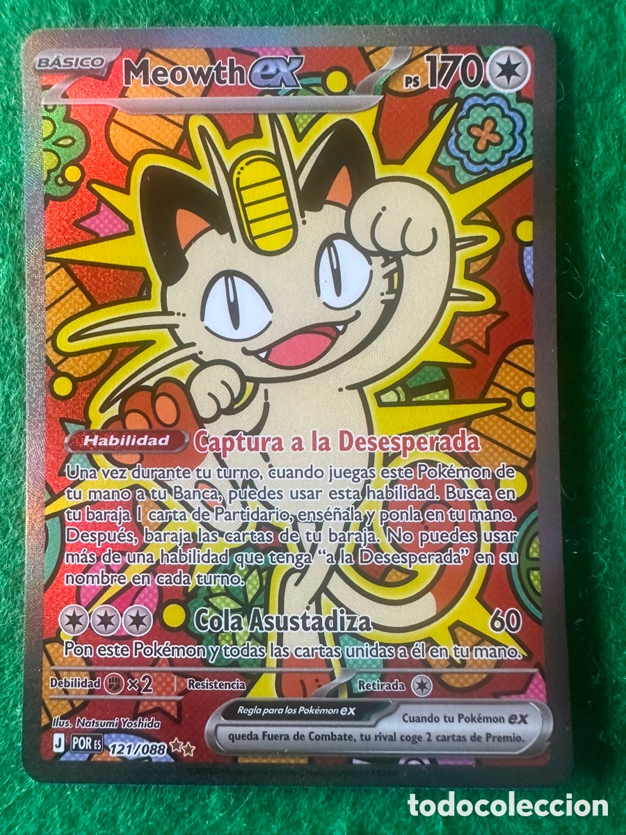 Trading cards: Carta Pokemon Meowth EX #121