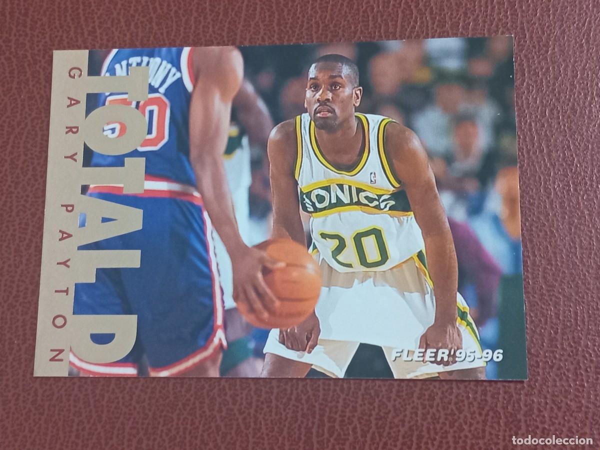 Trading cards: Card 8 Gary Payton Fleer 1995-96 Total D Insert