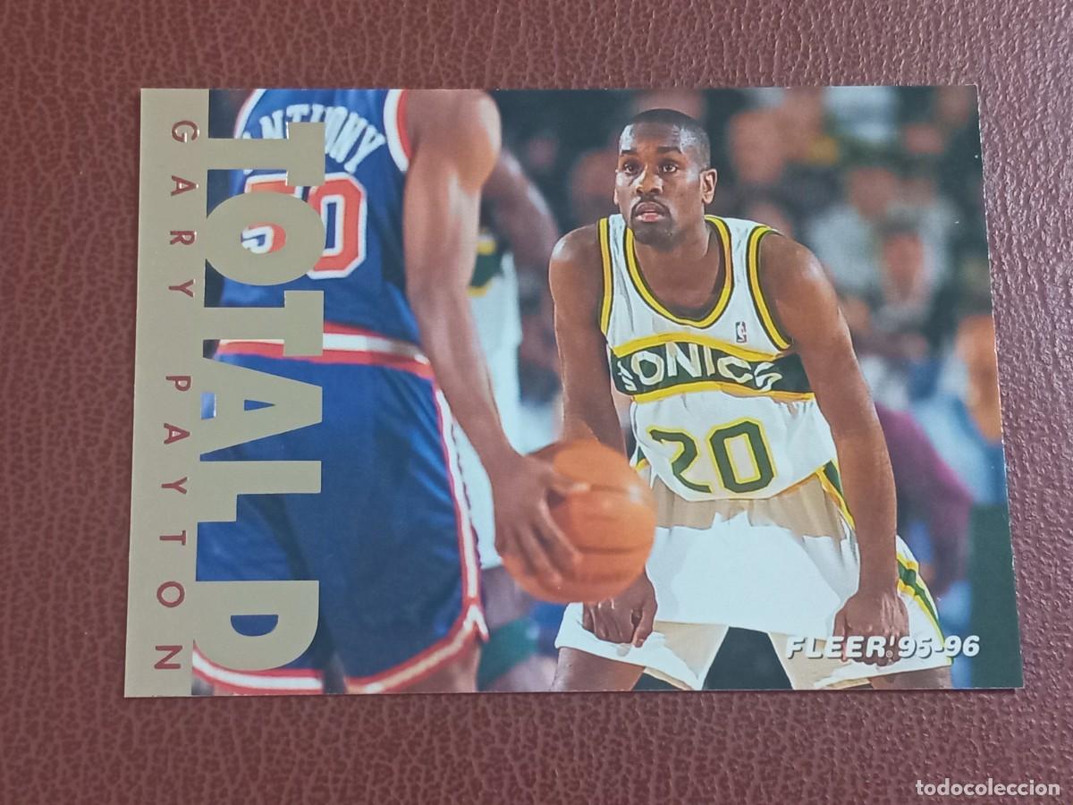 Trading cards: Card 8 Gary Payton Fleer 1995-96 Total D Insert - Foto 2