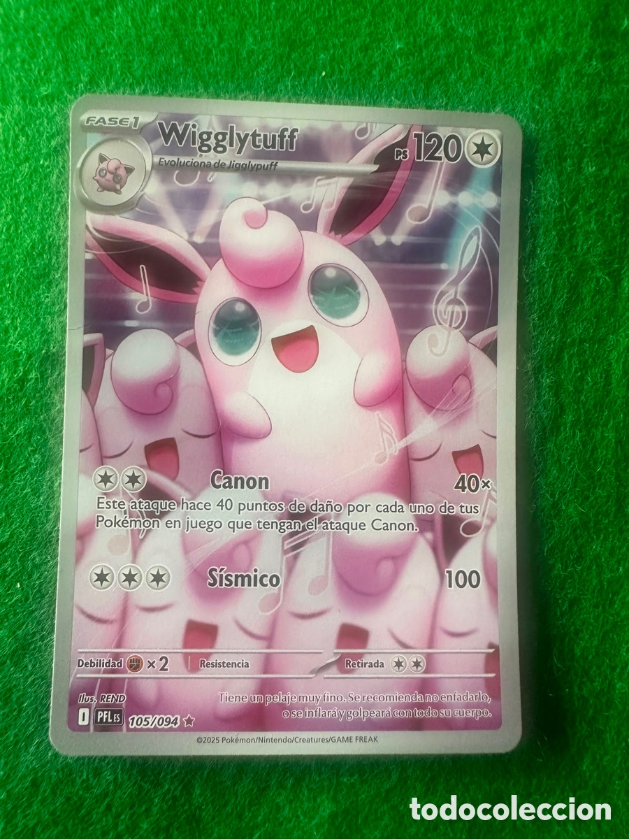 Trading cards: Carta Pokemon Wigglytuff #105