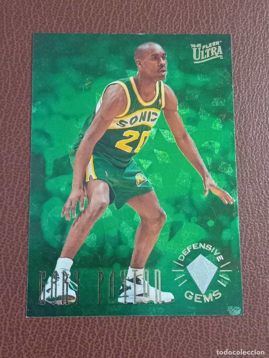 Trading cards: Card 3 Gary Payton Fleer Ultra 1994-95 Defensive Gems Insert