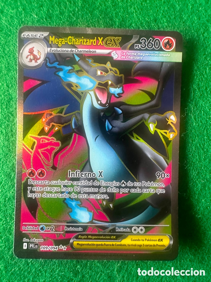 Trading cards: Carta Pokemon Mega Charizard X EX #109