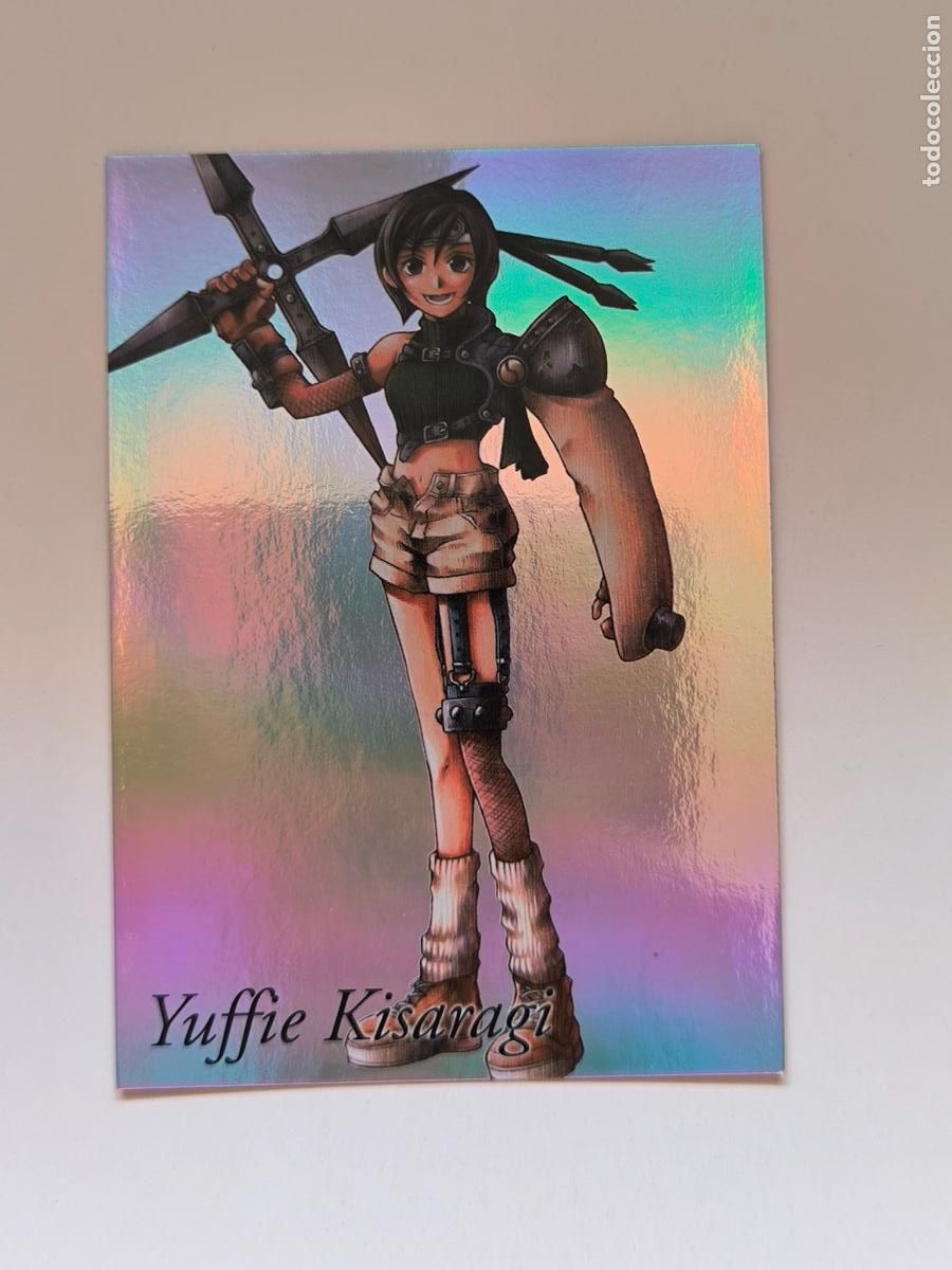 Trading cards: FINAL FANTASY VII ANNIVERSARY ART MUSEUM - PARTE 1 - N&ordm; 009 / 9 FOIL - YUFFIE KISARAGI - CARD (K7A1)
