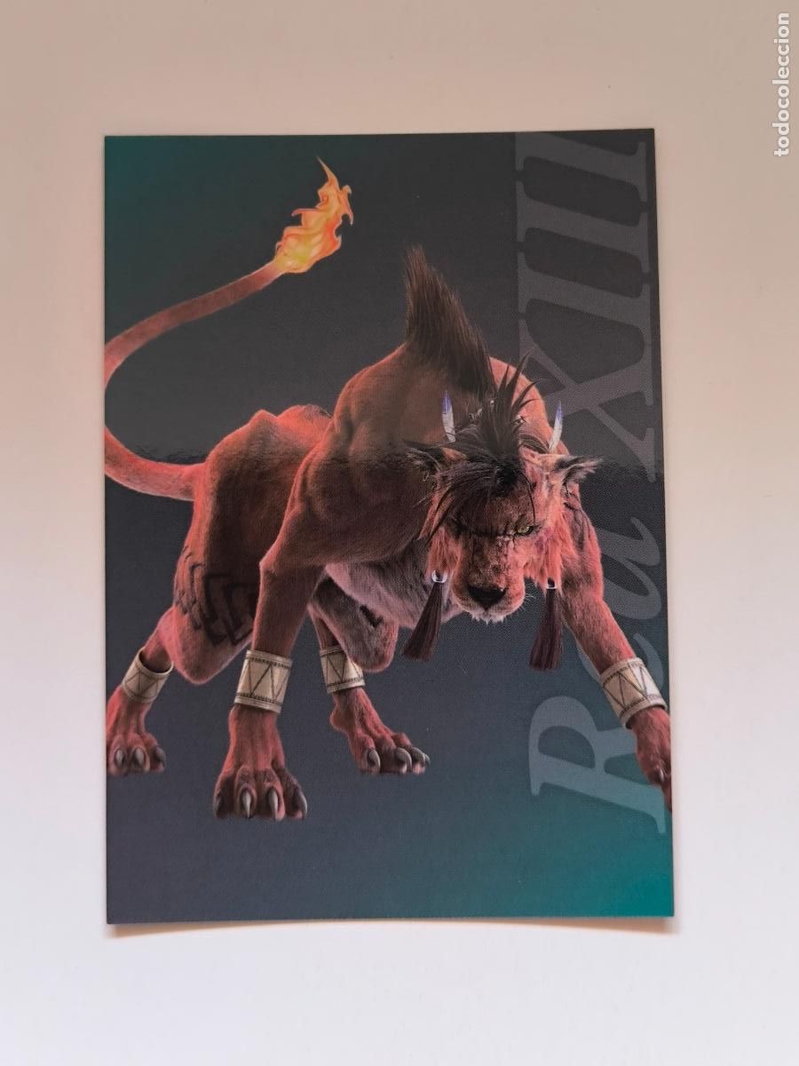 Trading cards: FINAL FANTASY VII ANNIVERSARY ART MUSEUM - PARTE 1 - N&ordm; 023 / 23 - RED XIII - CARD / JAPON (K7A1)