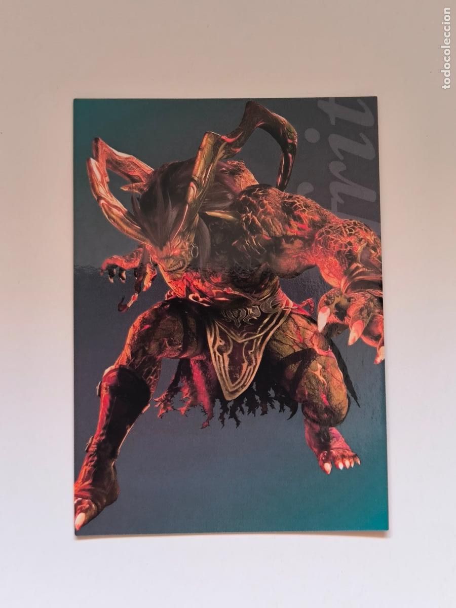 Trading cards: FINAL FANTASY VII ANNIVERSARY ART MUSEUM - PARTE 1 - N&ordm; 037 / 37 - IFRIT - CARD / JAPON (K7A1)