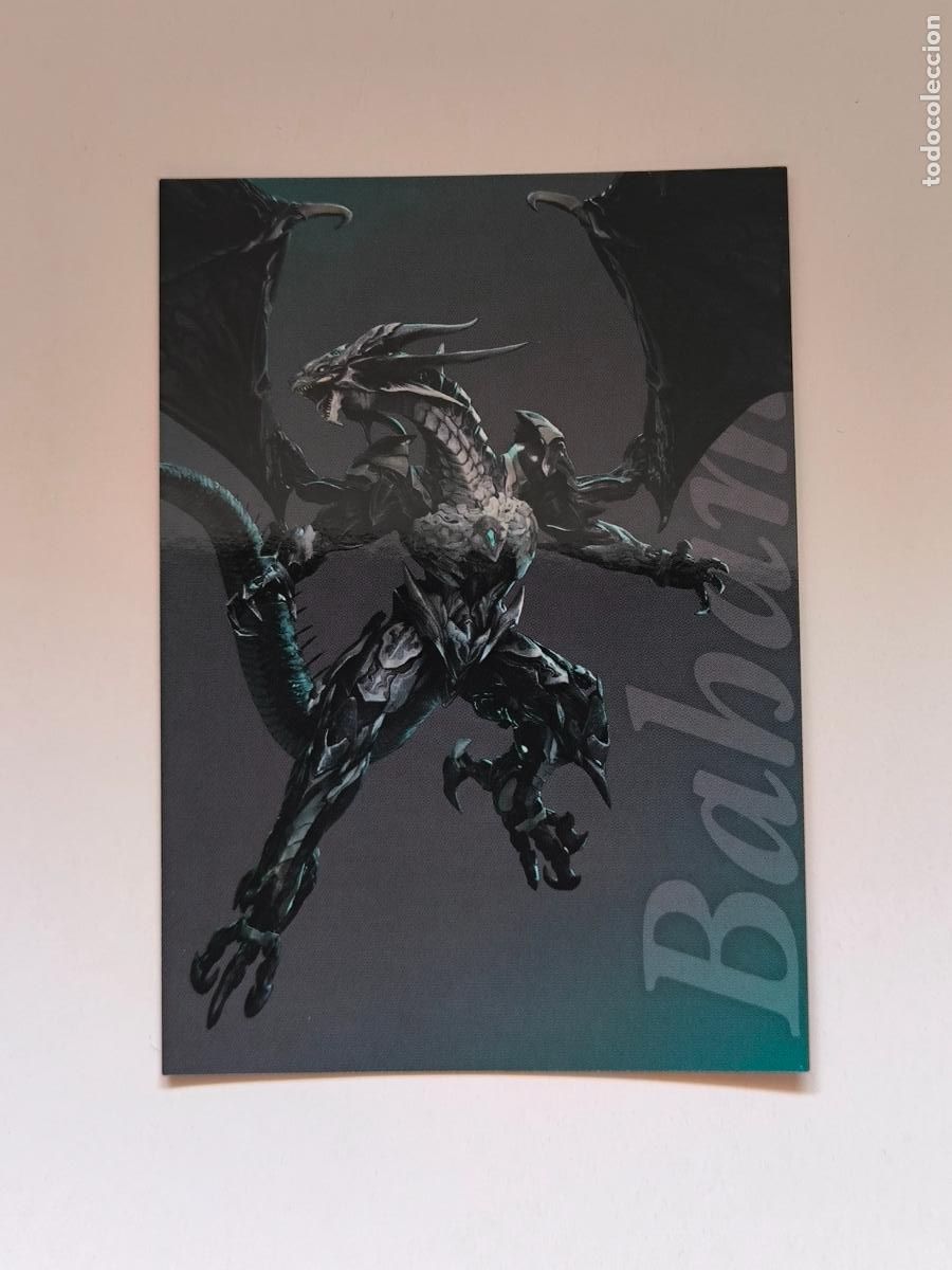 Trading cards: FINAL FANTASY VII ANNIVERSARY ART MUSEUM - PARTE 1 - N&ordm; 040 / 40 - BAHAMUT - CARD / JAPON (K7A1)
