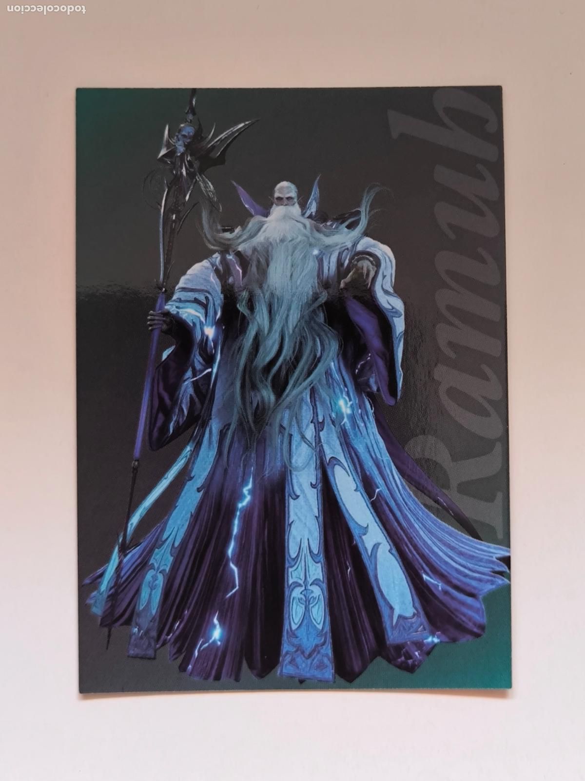 Trading cards: FINAL FANTASY VII ANNIVERSARY ART MUSEUM - PARTE 1 - N&ordm; 044 / 44 - RAMUH - CARD / JAPON (K7A1)