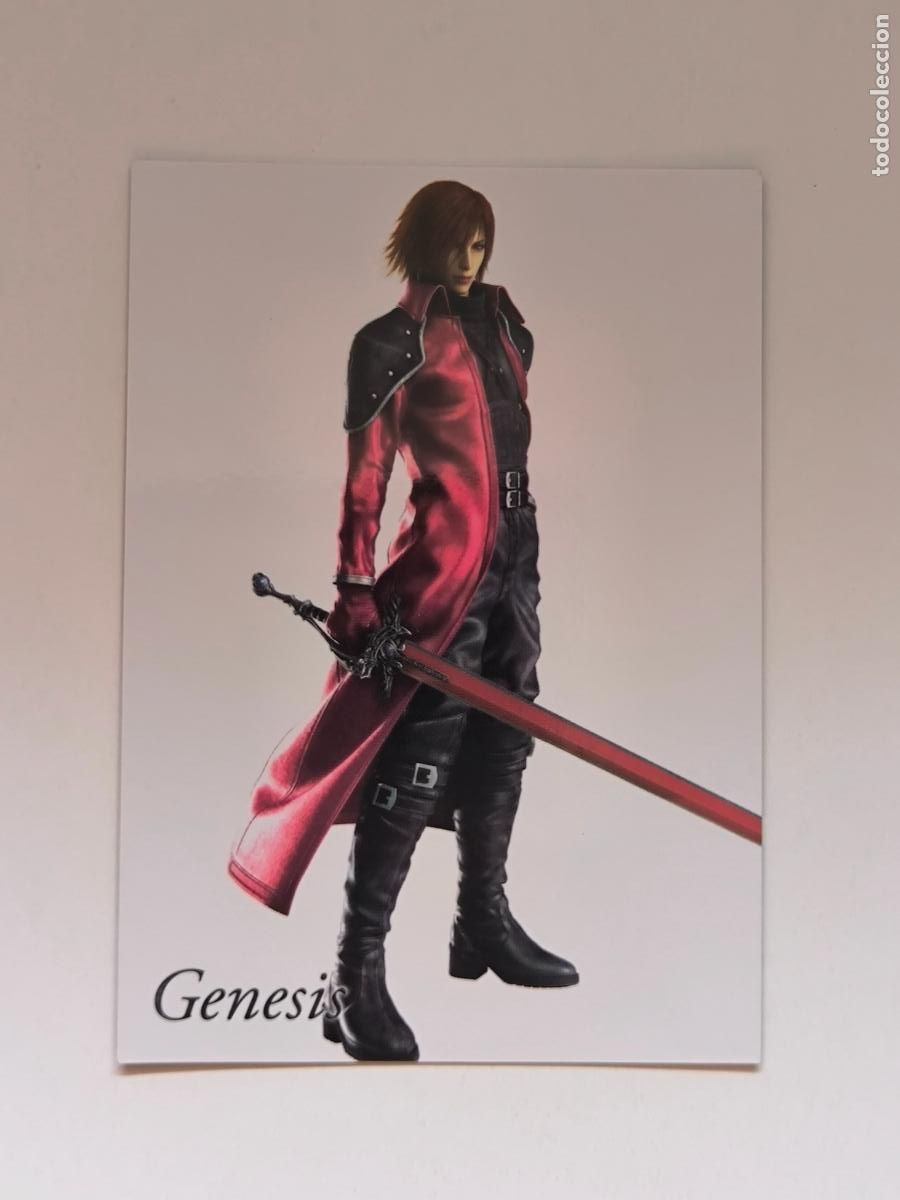 Trading cards: FINAL FANTASY VII ANNIVERSARY ART MUSEUM - PARTE 1 - N&ordm; 058 / 58 - GENESIS - CARD / JAPON (K7A1)