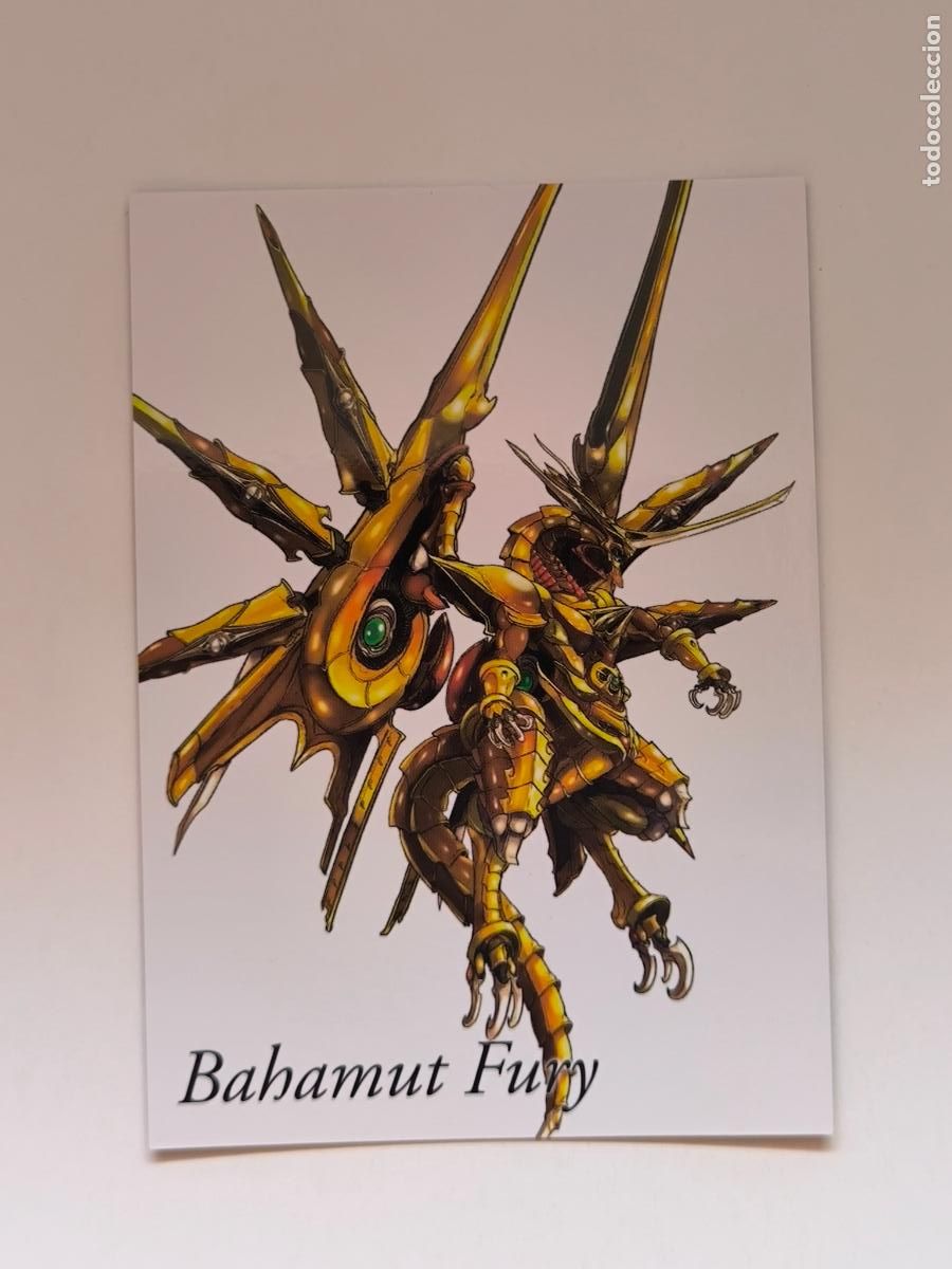Trading cards: FINAL FANTASY VII ANNIVERSARY ART MUSEUM - PARTE 1 - N&ordm; 061 / 61 - BAHAMUT FURY - CARD (K7A1)