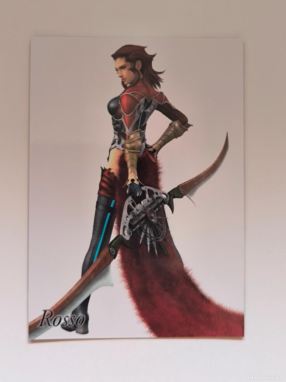 Trading cards: FINAL FANTASY VII ANNIVERSARY ART MUSEUM - PARTE 1 - N&ordm; 070 / 70 - ROSSO - CARD / JAPON (K7A1)